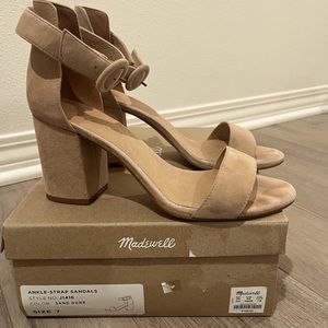 Madewell ankle strap sandals